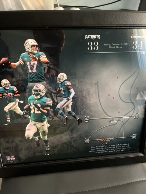 Miami Dolphins Framed 15 x 17 Miracle In Miami Collage