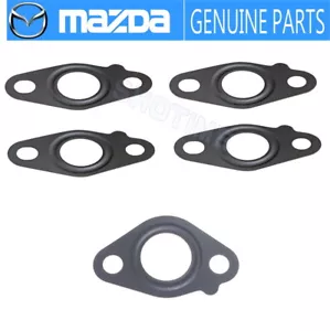 MAZDA GENUINE 93-02 RX-7 FD3S 5pcs Turbo Oil Pipe Drain Gasket JDM OEM - Foto 1 di 2