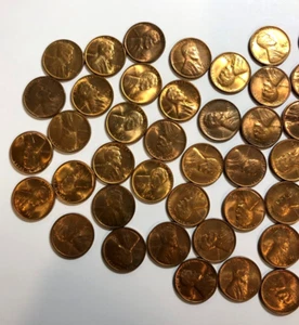 1936-D Uncirculated Lincoln Wheat Cent Original Roll (50) in Plastic Tube - Picture 1 of 6