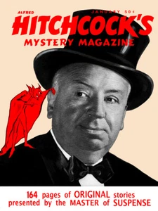 Alfred Hitchcock's Mystery Magazine Vol 10, No 1 (1965) Canvas Art Poster 18x24 - Picture 1 of 1