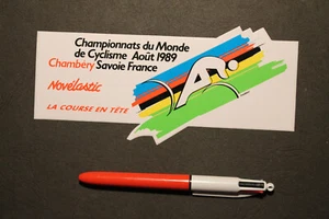 Autocollant / Sticker - Championnat du Monde de Cyclisme Chambéry FRANCE - 1989 - Picture 1 of 2