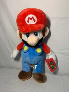 Super Mario Bros. Mario 16" Kuscheltier Plüschtier mit Etikett - Bild 1 von 7