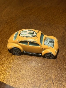 1967 HOT WHEELS Custom RARE VOLKSWAGON ORANGE BUG BEETLE Redline Bug Top - Picture 1 of 7