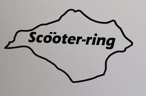 Isle of Wight scootering 6 x 3.5" lambretta vespa Camper Van car  Decal bike - Picture 1 of 1