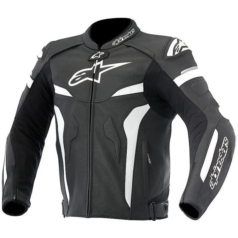 Alpinestars Celer jacket - Black/White Race Leather Motorcycle Jacket Was £500 - Image 1 of 1