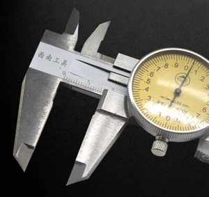 0-200mm Industrial Grade Dial Vernier Caliper Gauge Micrometer Tool Dial - Picture 1 of 11
