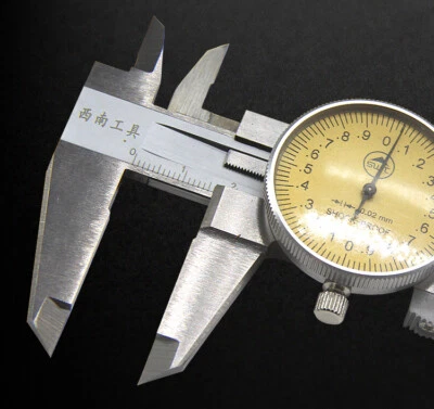 0-200mm Industrial Grade Dial Vernier Caliper Gauge Micrometer Tool Dial - Image 1 of 4