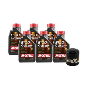 6L Motul 8100 X-CLEAN + 5W30 Wix XP Filter Motor Oil Change Kit API SN/CF - Picture 1 of 1