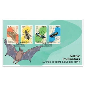 New Zealand 2024 Native Pollinators First Day Cover FDC - Picture 1 of 1