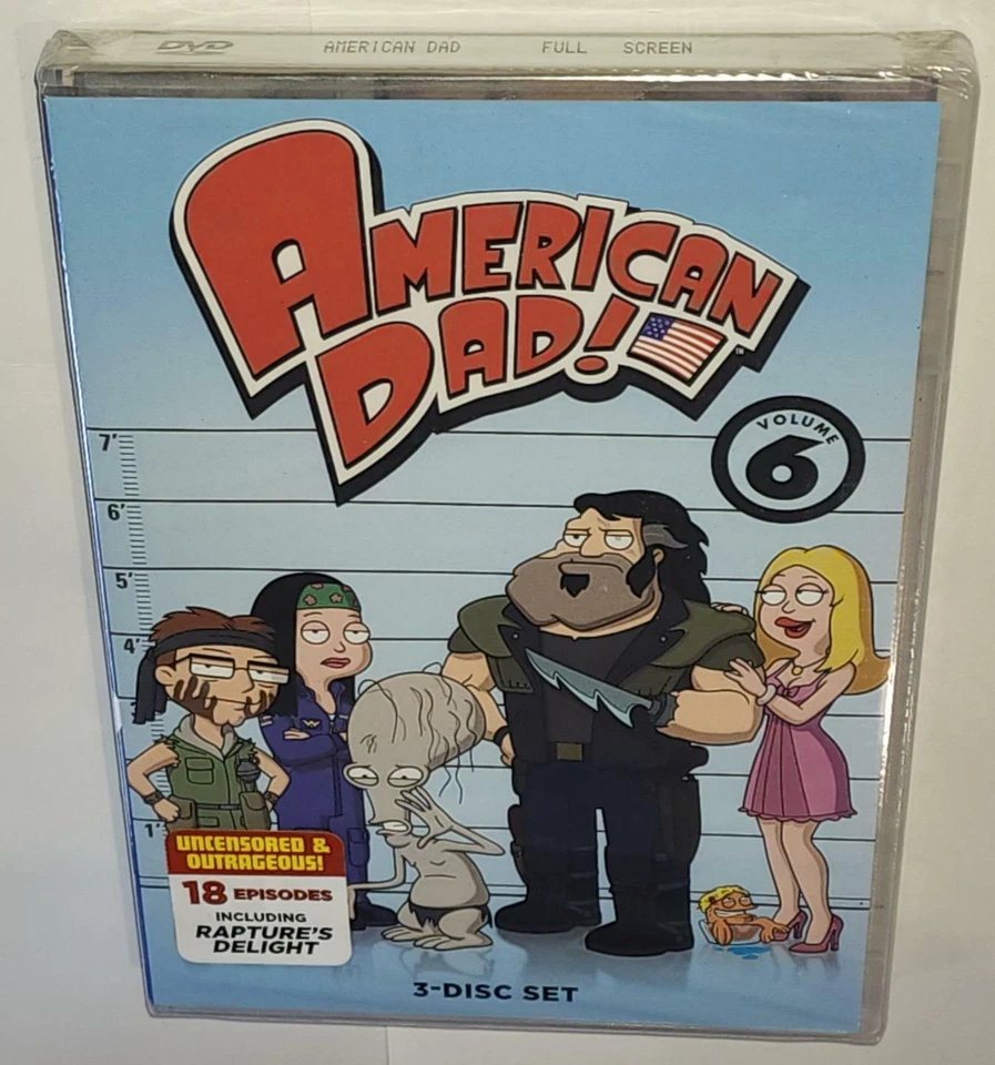 AMERICAN DAD VOLUME 6 BRAND NEW SEALED R1 DVD - Image 1 of 1