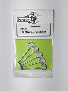 Durango Press HO Manhole Covers (5) DP-83 ~ TS - Picture 1 of 1