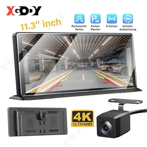 11,3'' Dash Cam Wireless Apple CarPlay Android Auto Rückfahrkamera Autoradio DVR - Bild 1 von 14