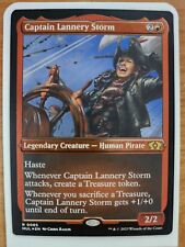 Captain Lannery Storm NM ETCHED FOIL Multiverse Legends MTG FREE SHIPPING