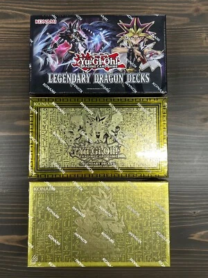 Yugioh Yugi's Legendary Decks 1 & 2 + DRAGON DECKS! 3 Box Set Brand New Sealed! - Image 1 of 4