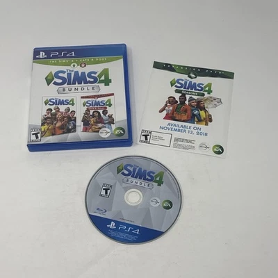 Sims 4: Plus - Paquete Gatos y Perros - Sony PlayStation 4 PS4 Estuche de Juego Folleto Foto 1 de 4