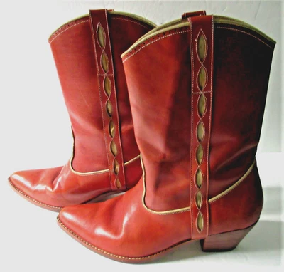 Botas vaqueras Pierre Cardin para mujer color tostado talla 7,5 Foto 1 de 4