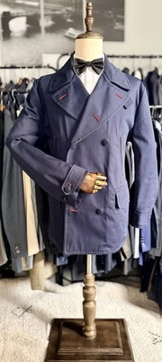 Nuevo sin etiquetas Excelente PERSONALIZADO Ralph Lauren Etiqueta Púrpura (RLPL) Azul Marino Chaquetón Talla XXL Foto 1 de 4