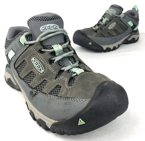 Keen Targhee Vent Low Women’s Hiking Shoes Size 8.5 Gray Used Lace Up Trail - Picture 1 of 12