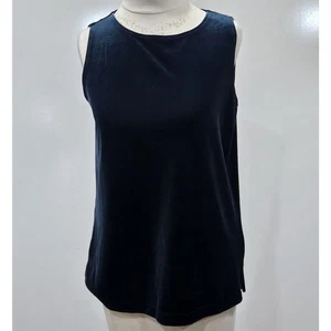 Chicos Größe 1 Medium Vintage Samt Top USA klassisch Kapsel elegant Urlaub  - Bild 1 von 9