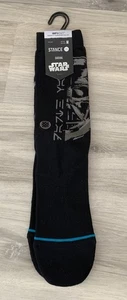 Stance Infiknit Star Wars Casual Crew Socks - Lord Vader Size Medium Black New - Picture 1 of 7