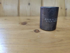 VINTAGE 1-1/8" PROTO PROFESSIONAL  IMPACT SOCKET # 7436-H  6PT - Bild 1 von 5