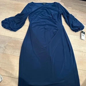 LAUREN RALPH LAUREN DAMENKLEID BLAU GRÖSSE 8 NEU - Bild 1 von 9
