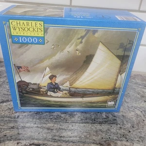 Milton Bradley Charles Wysocki Thinking About Horatio 1000 Pieces Puzzle NEW - Picture 1 of 2