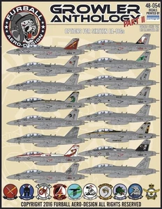 Furball 1/48 Decals Growler Anthology Part II für den EA-18G Bausatz - 48054 - Bild 1 von 9