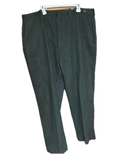Vintage Northway Heavy Wool Pants Dark Green 44x32  Water Repellent NEW Hunting - Picture 1 of 6