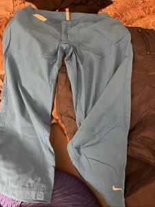 Pantalone Nike MMIV 3/4 Taglia S Blu Elasticizzato Activewear Atletico Vintage Uomo - Foto 1 di 4