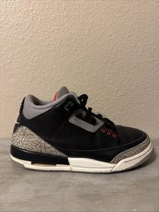 Air Jordan 3 Retro OG Black Cement 2024 GS Size 7Y/8.5W DM0967-010 Shoes Sneaker - Picture 1 of 7