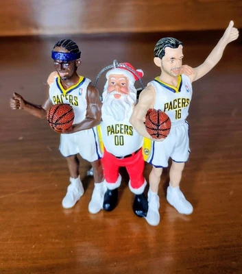 NBA Indiana Pacers With Santa Ornament-2006 - Forever Collectables - Christmas - Image 1 of 4