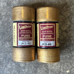 Bussmann JKS-60 Limitron 60-Amp Quick-Acting Fuse (2-Pack) - Picture 1 of 3