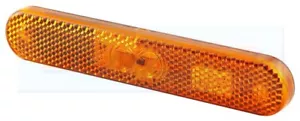 Hella Rectangular Amber LED Side Marker Light Elddis Supreme Avante Caravan - Picture 1 of 3