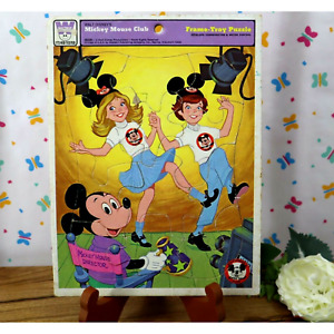 Mickey Mouse Club Frame Tray Puzzle Mousketeers 1970s Director TV Show 4533B