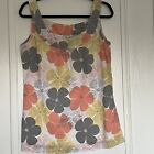 Weird Fish top size 10 cotton summer floral holiday