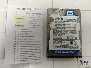 HDD - WD - WD32000BPVT - 320GB - 2.5 " SATA - Caution (For Part - Hs) - Picture 1 of 3