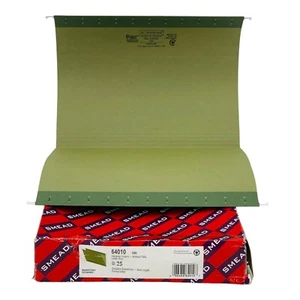 25 Smead Letter Size Hanging File Folders Without Tabs Standard Green - Picture 1 of 8