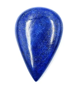 Piedra preciosa suelta de lapislázuli azul natural certificada en forma de pera de 283,5 quilates años 25 - Imagen 1 de 8
