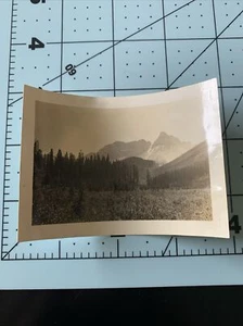 Fotografía de colección encontrada en blanco y negro Parque Nacional Banff Valle de Yoho - Imagen 1 de 2