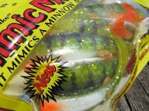 Aleta rizada Northland 3" Mimic Minnows 8 piezas x 3 bolsas por lote YB4 - Imagen 1 de 3