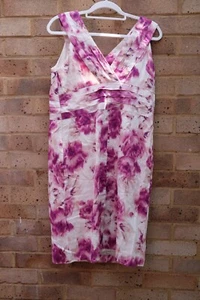 LINEA. Multicoloured Sleeveless Size 16 Lined Dress - Picture 1 of 2