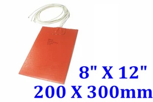 8" X 12" 200 X 300mm 28V 56W con Termostato 40C con Almohadilla Calefactora 3M JSR - Imagen 1 de 12