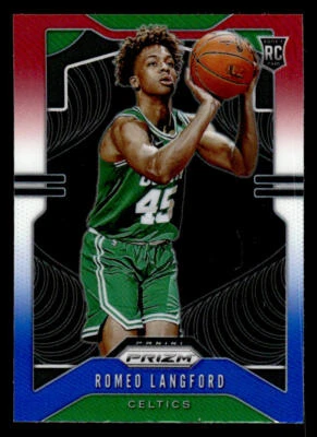 Romeo Langford 2019-20 Panini Prizm Prizms Red White and Blue #260 - Image 1 of 2
