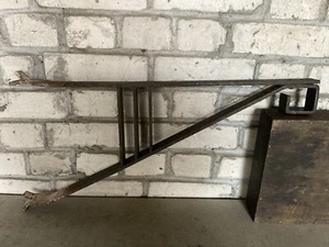 Ausleger Lampe Arm Gusseisen Fabriklampe Industrie Design Lampe Art Deco - Bild 1 von 5