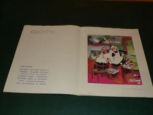 AQUARELL - J. TOUCHET - DIE STIMME IHRES MEISTERS. GLOTTYL - LABORATORIUM DENIS - Bild 1 von 3
