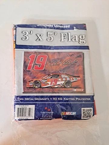 Nascar Flag 3x5 Carl Edwards Knitted Poly New In Package Cover