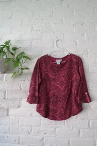 Lo último Top Pullover Algodón Marc Ware Para Mujer Manga 3/4 Pestaña Enrollable Cachemira Costera - Imagen 1 de 9