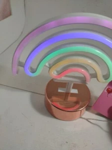 EZ-Illuminations Battery Operated Multicolor LED Neon-Style Rainbow Light, with - Picture 1 of 5
