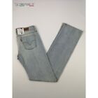 LEVI'S jeans LEVIS 570 Blu Chiaro Slavato STANDARD FIT Dritto VITA BASSA VINTAGE